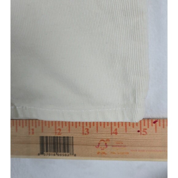 AG Adriano Goldschmied Prima Cigarette Leg Women’s Ivory Corduroy Pants Size 27 - Picture 9 of 13